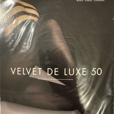 Wolford Velvet De Luxe 50 Tights Color: Anthracite Size: Small 10687